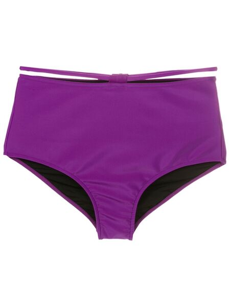  Gloria Coelho Strapless High-waisted Bikini Set - Purple 
