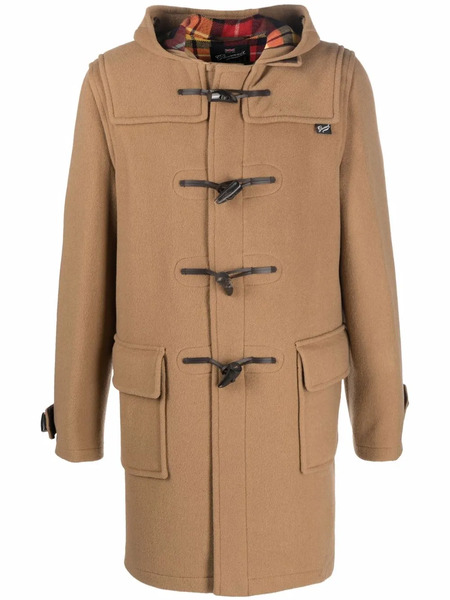  Gloverall Hooded Duffle Coat - Brown 
