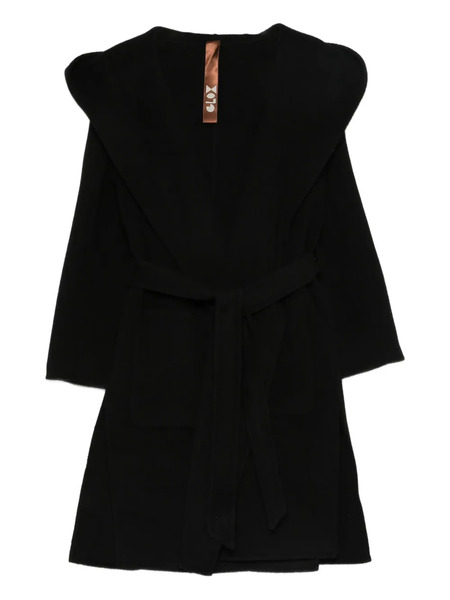  Glox Belted Coat - Black 