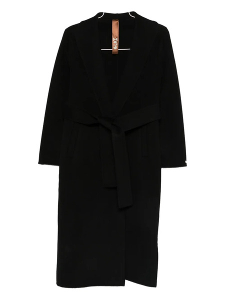  Glox Belted Coat - Black 