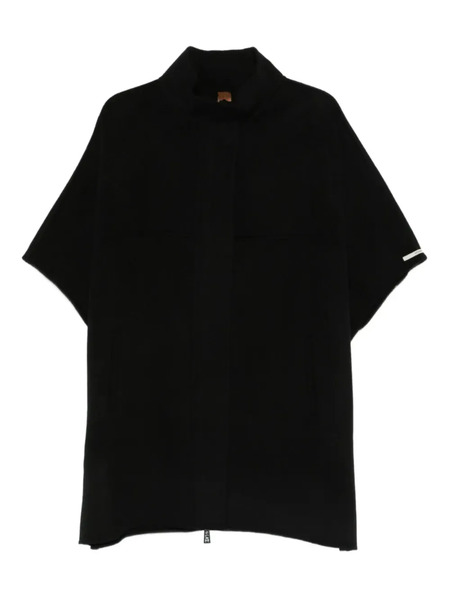  Glox Double-breasted Coat - Black 