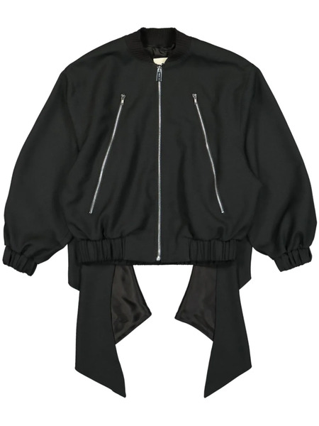  Gmbh Cape-design Blouson Jacket - Black 