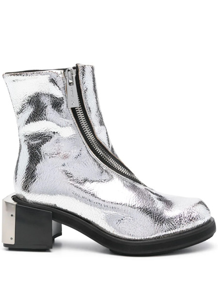  Gmbh Ergonomic 50mm Riding Ankle Boots - Silver 