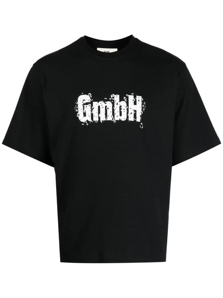 Gmbh Logo-print Crew-neck T-shirt - Black 
