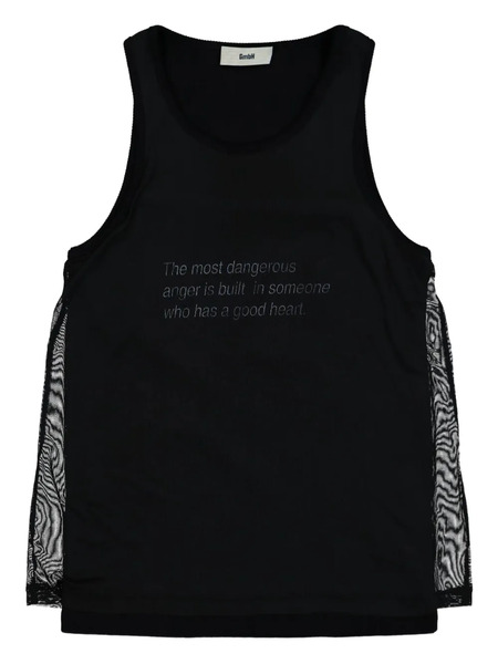  Gmbh Round-neck Tank Top - Black 