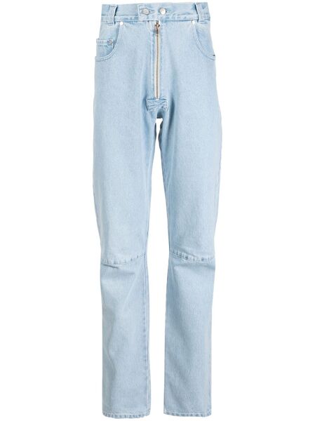  Gmbh Washed Straight-leg Jeans - Blue 