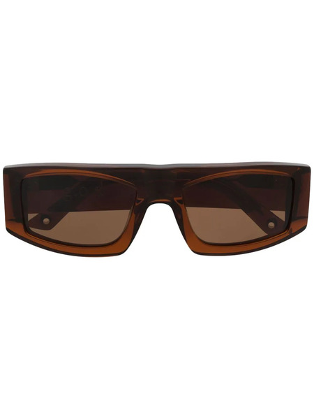  G.o.d Eyewear Seven Geometrical-frame Sunglasses - Brown 