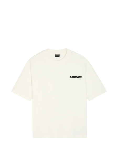  Godmade Logo-embroidered T-shirt - White 