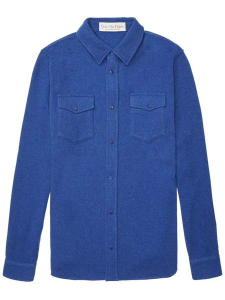  God's True Cashmere Cashmere Overshirt - Blue 