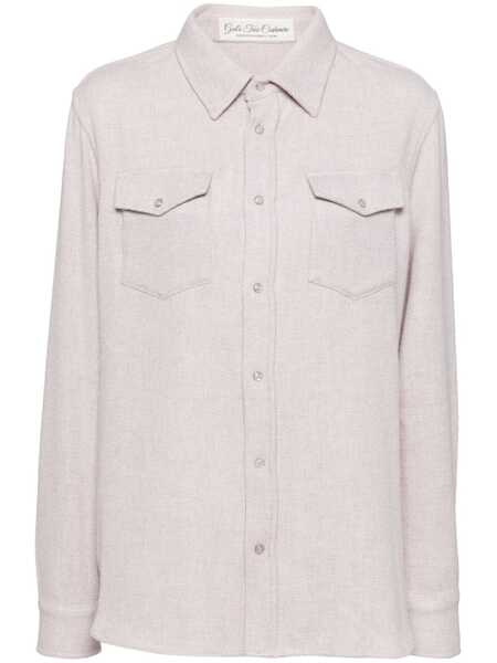  God's True Cashmere Melange Shirt - Pink 
