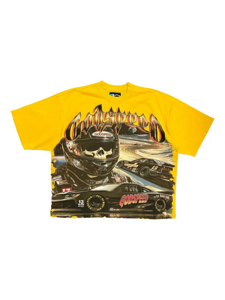  Godspeed Le Dernier Printed T-shirt - Yellow 