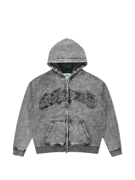  Godspeed Symmetric Studded Hoodie - Grey 