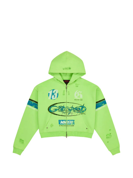  Godspeed Zip Hooded Sweatshirt - Green 