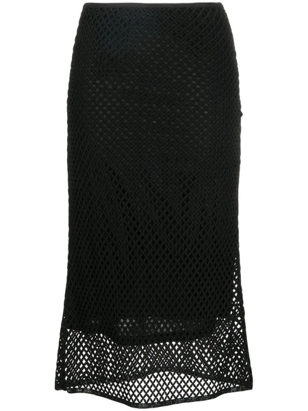  Goen.j A-line Mid-length Skirt - Black 
