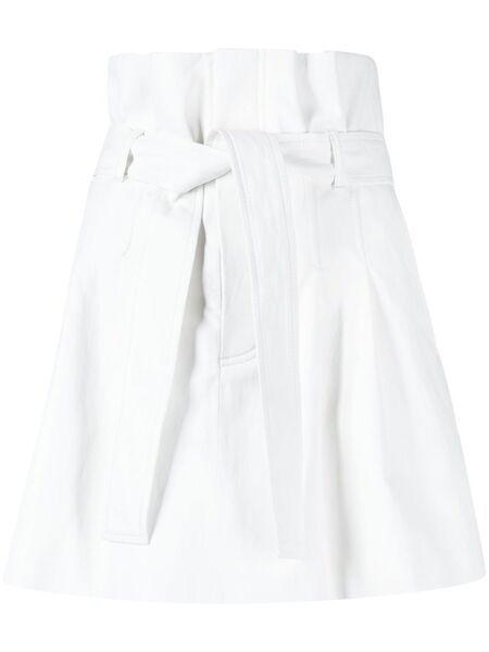  Goen.j Pleated Mini Skirt - White 