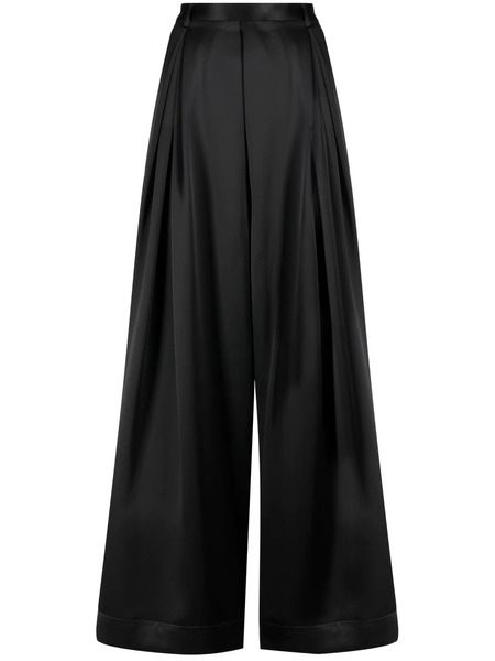  Goen.j Pleated Wide-leg Pants - Black 