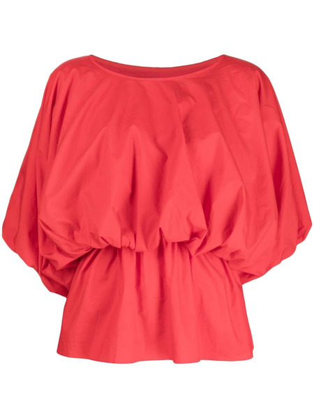  Goen.j Puff-sleeved Flared Blouse 