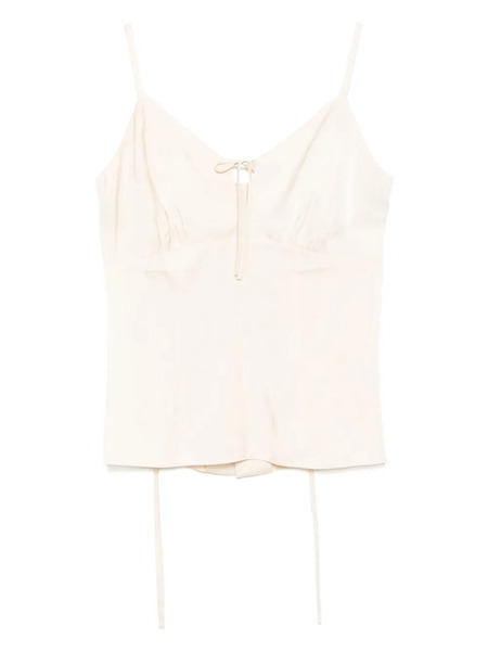  Goen.j Tie Detail Camisole - Neutrals 