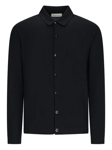  Goes Botanical Buttoned Shirt - Black 