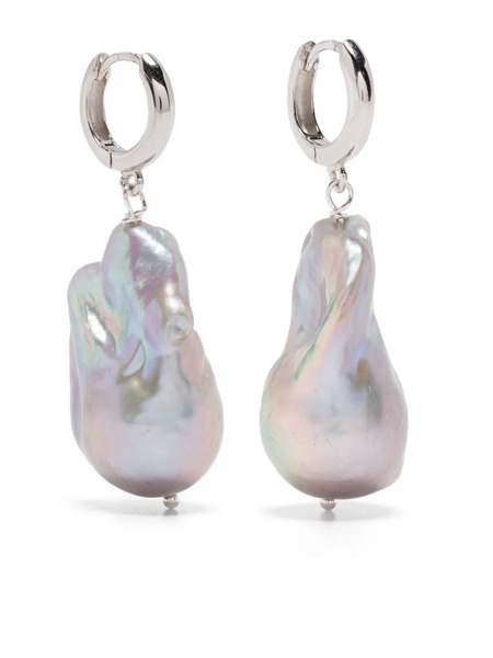  Gohar World Sterling Silver Host Pearl Earrings 