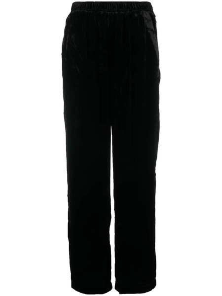  Gold Hawk Velvet Trousers - Black 