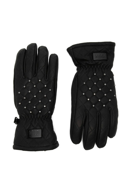  Goldbergh Quilted Embellished Gloves - Black 