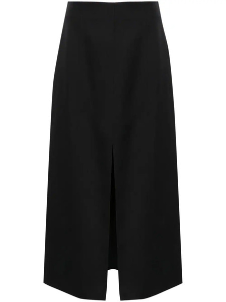  Golden Goose A-line Virgin Wool Midi Skirt - Black 