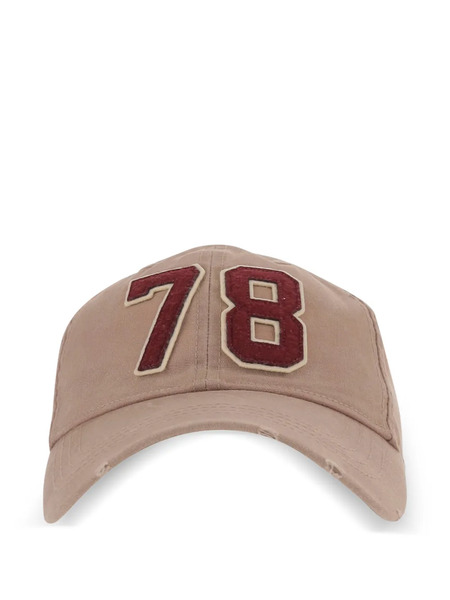  Golden Goose Appliqué Baseball Hat - Neutrals 