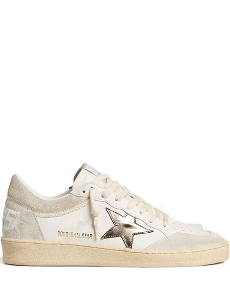  Golden Goose Ballstar Leather Sneakers - Neutrals 