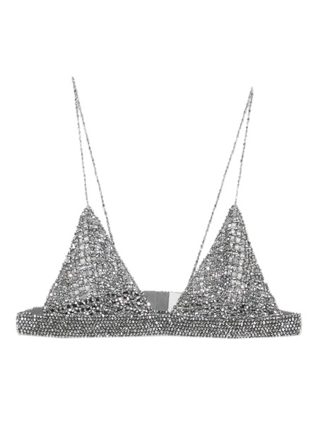  Golden Goose Chain Embellished Top - Silver 