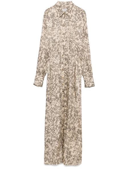  Golden Goose Graphic-print Maxi Dress - Neutrals 