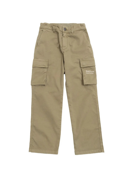  Golden Goose Kids Buttoned Cargo Trousers - Neutrals 