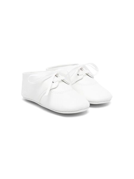  Golden Goose Kids Leather Pre-walkers - White 