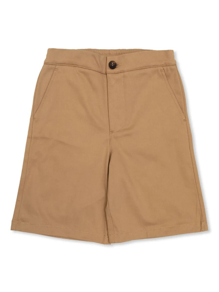  Golden Goose Kids Logo-embroidered Shorts - Neutrals 