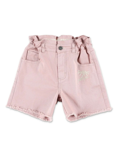  Golden Goose Kids Logo-embroidered Shorts - Pink 