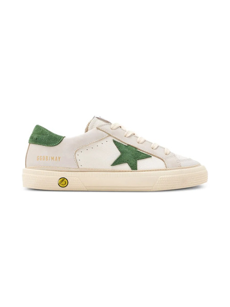  Golden Goose Kids May Sneakers - White 