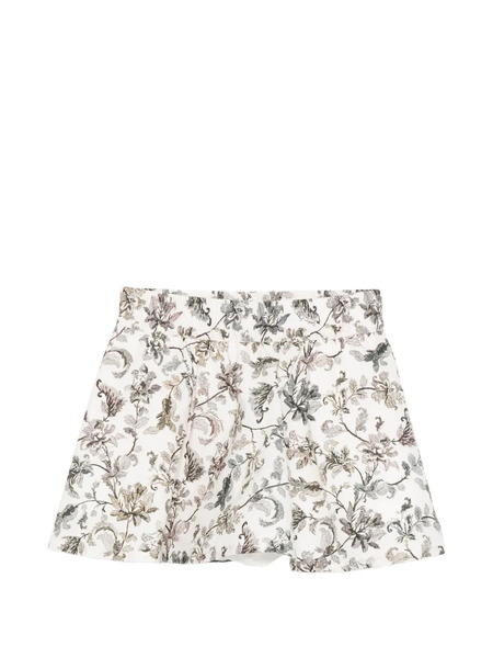  Golden Goose Kids Obadiah Floral Skirt - Neutrals 