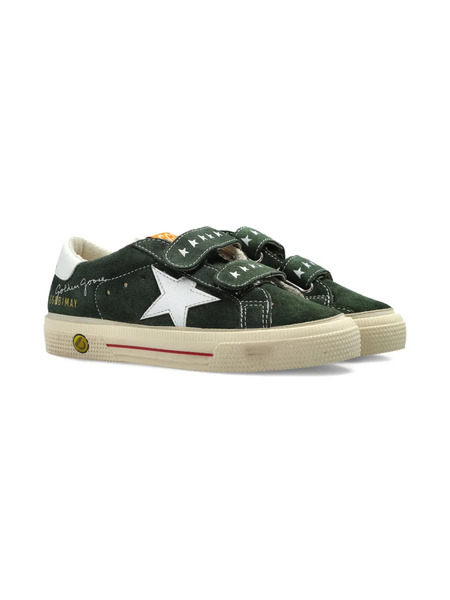  Golden Goose Kids Star-applique Sneakers - Green 