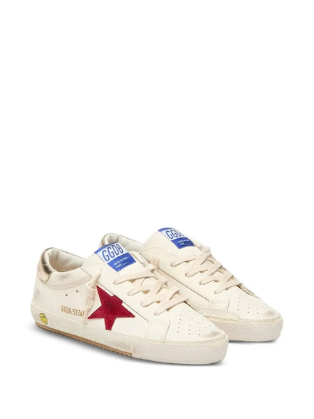  Golden Goose Kids Star Patch Sneakers - Neutrals 