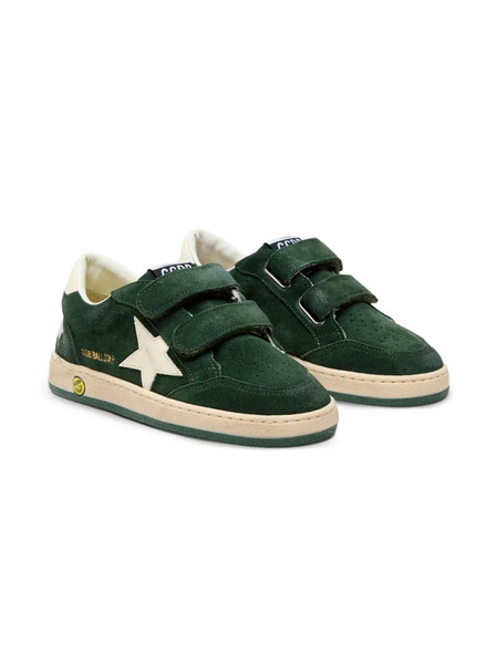  Golden Goose Kids Strap Star Ball Sneakers - Green 