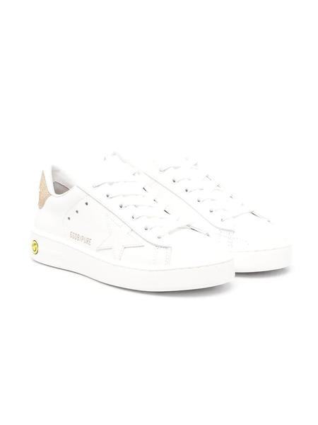 Golden Goose Kids Super Star Low-top Sneakers - White 