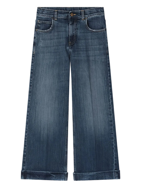  Golden Goose Kids Wide-leg Jeans - Blue 