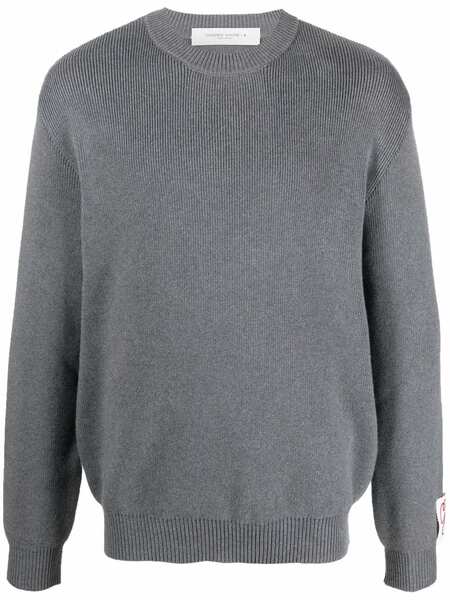  Golden Goose Logo-patch Sweatshirt - Grey 