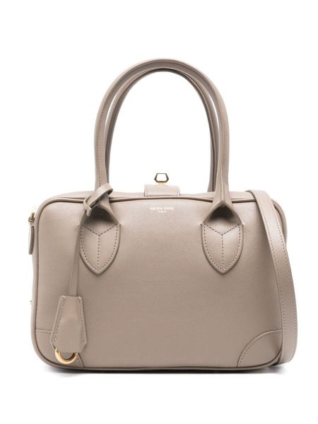  Golden Goose Logo-print Leather Tote Bag - Neutrals 