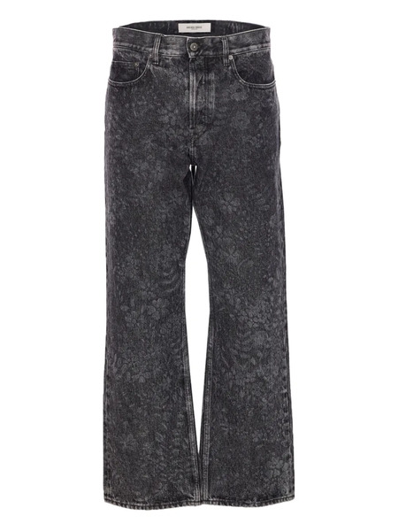  Golden Goose Marble-effect Jeans - Grey 