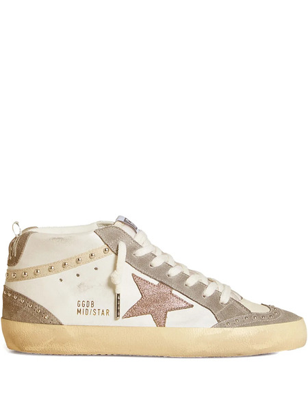  Golden Goose Mid Star Sneakers - White 
