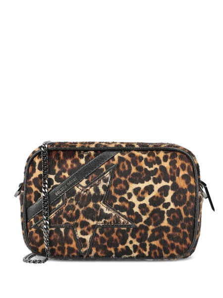  Golden Goose Mini Star Leopard-print Cross Body Bag - Neutrals 