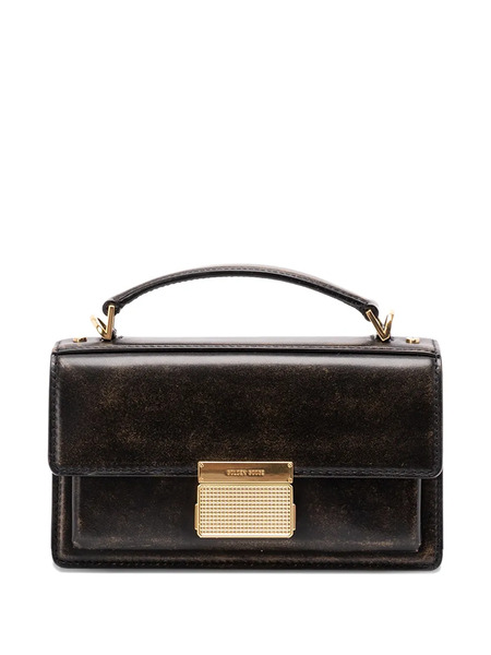  Golden Goose Mini Venezia Gold-lock Tote Bag - Brown 