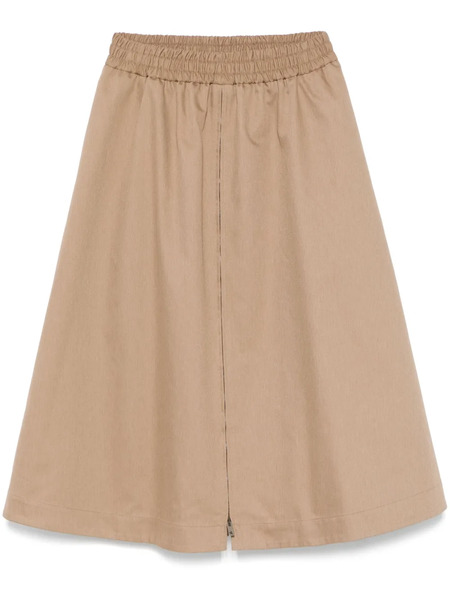  Golden Goose Morena Midi Skirt - Brown 