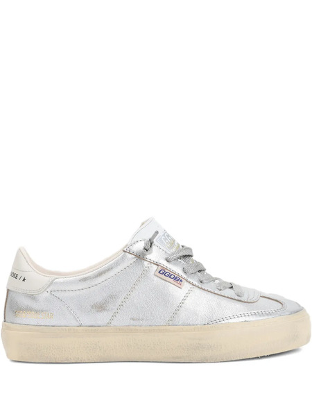  Golden Goose Panelled Sneakers - Silver 